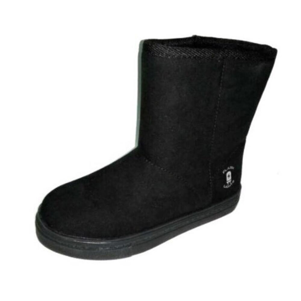 Girls Flash Lights Faux Sherpa Lined Sueded Rechargeable Light Up Boots Youth 1